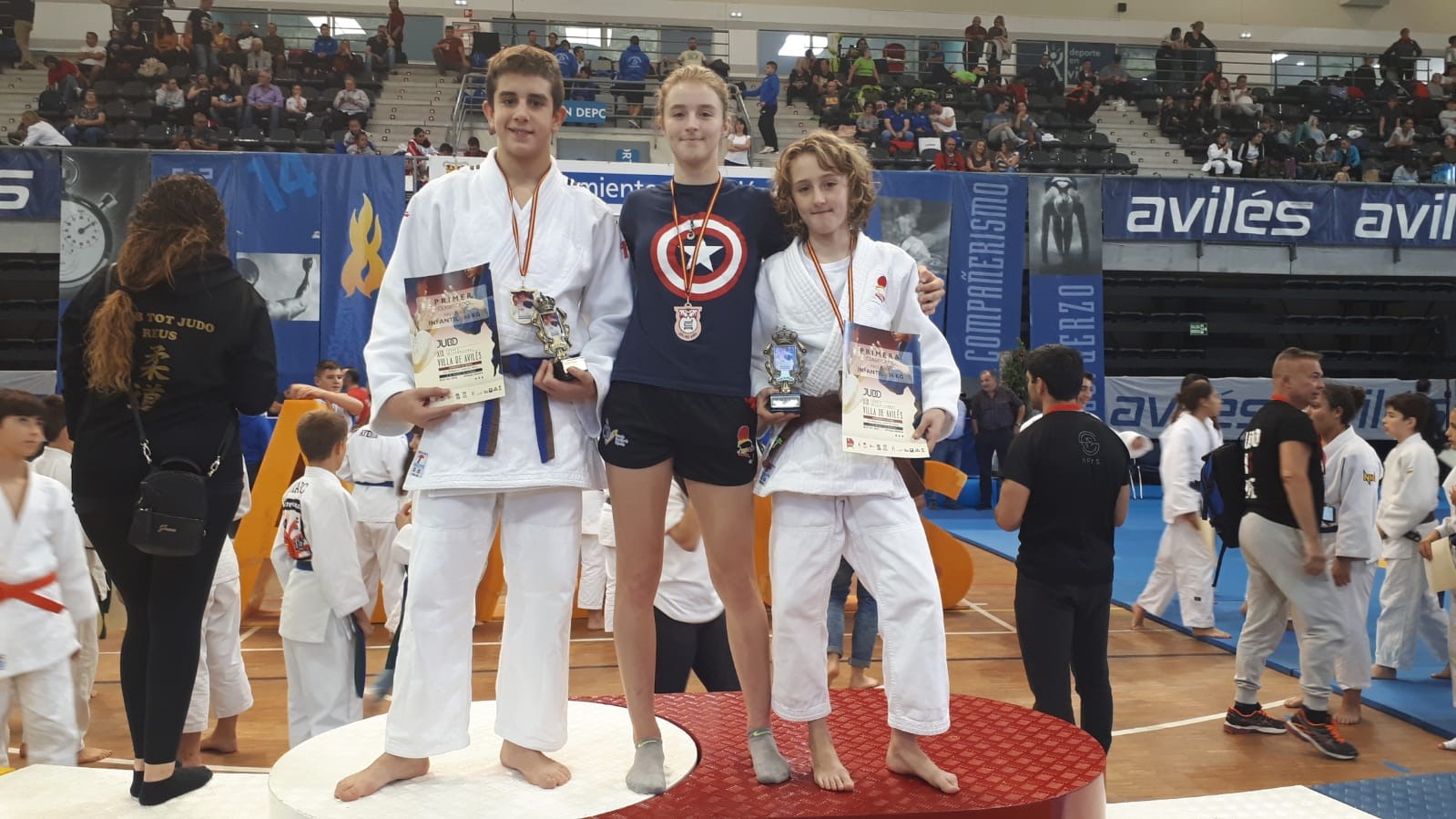 OROS, BRONCE y 5&ordm; PUESTO para los Navarros en la Supercopa Espa&ntilde;a Infantil y Cadete Aviles 26-10-19